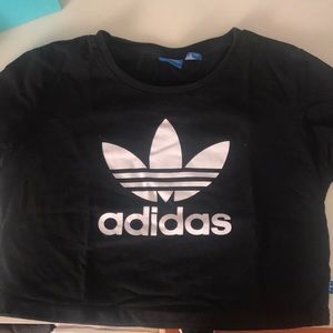 Black Adidas Crop Top from Pac Sun!